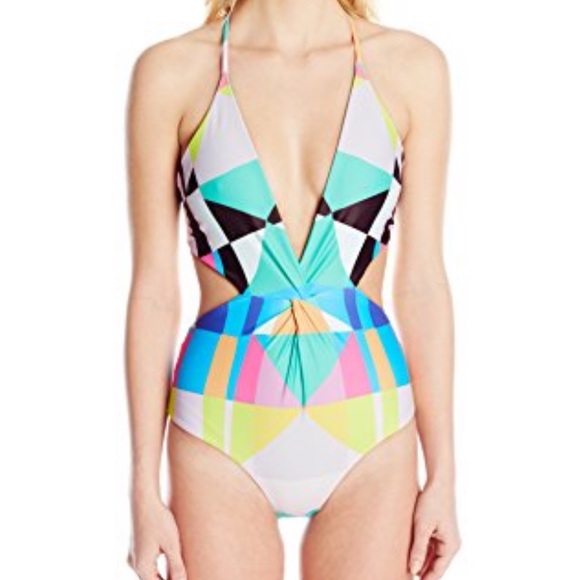 Mara Hoffman multi-color one piece - Picture 4 of 4